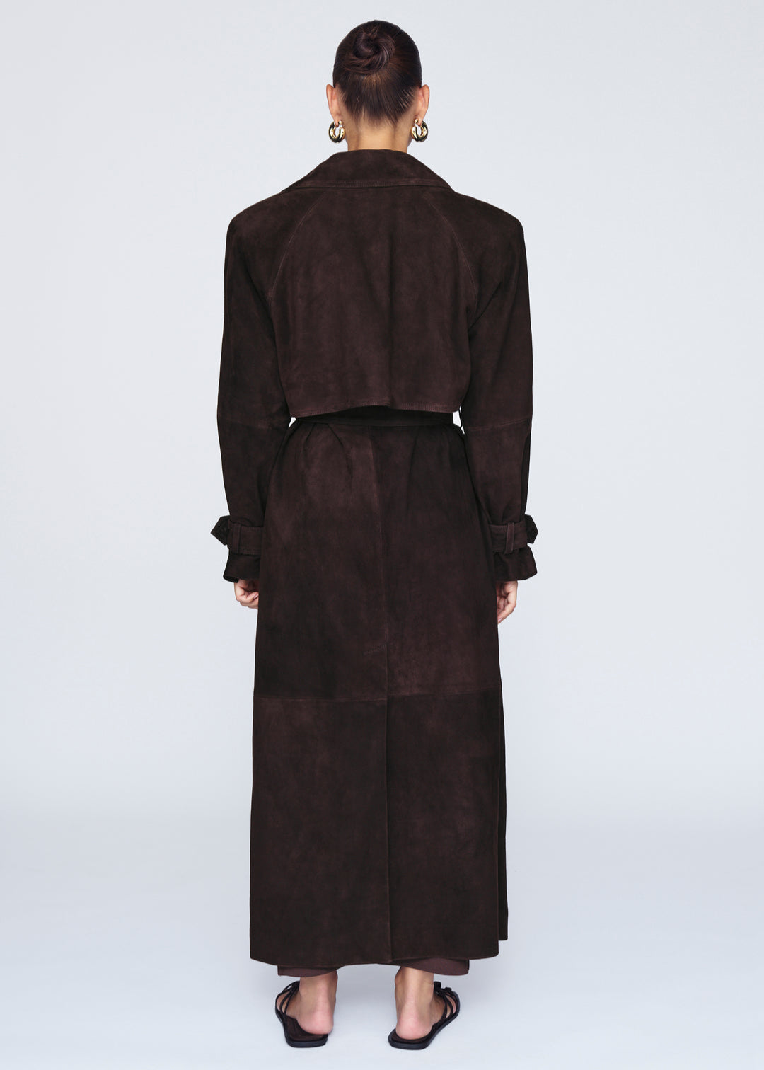 Manteau Léa – Brun Suédine